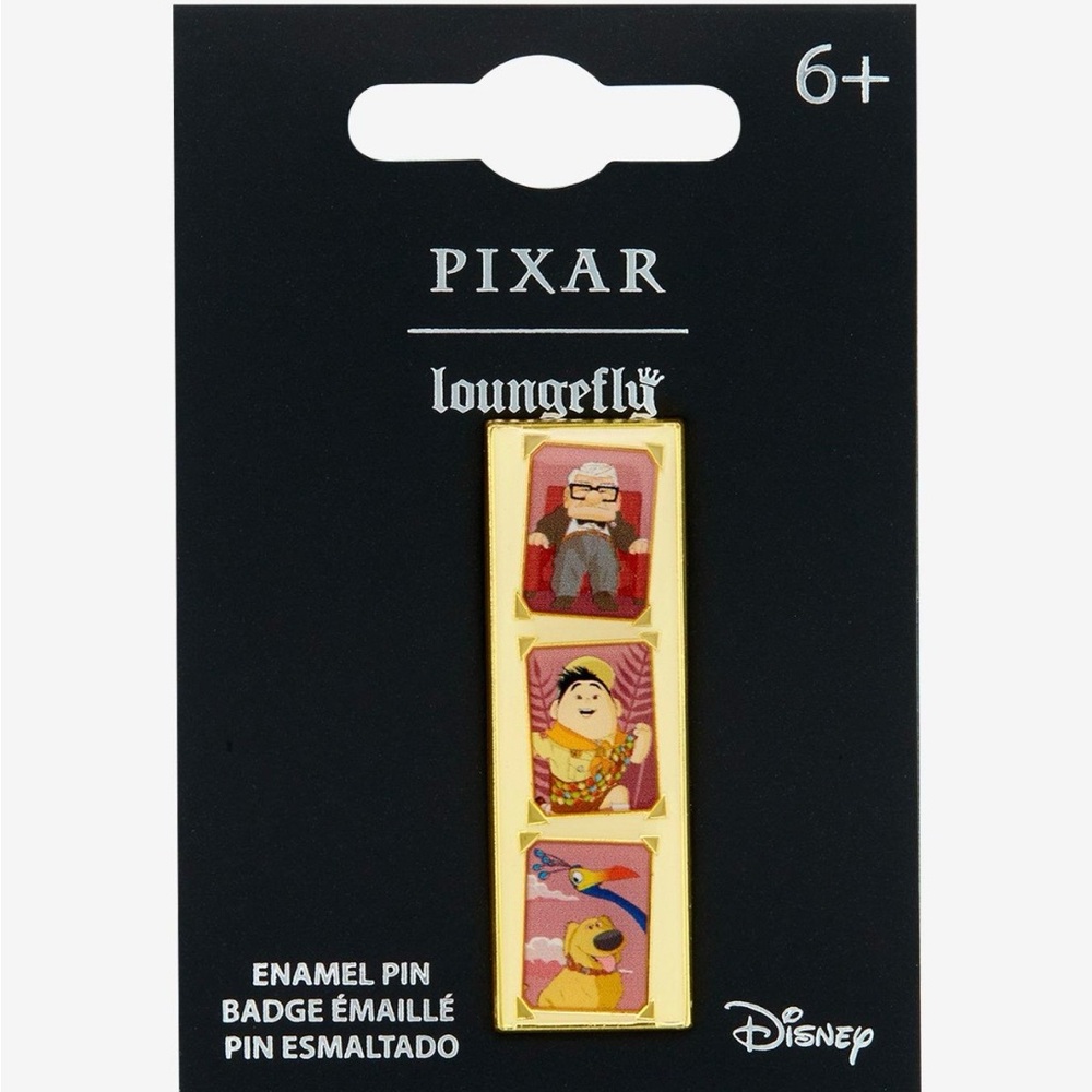 Loungefly Disney UP Picture Strip Enamel Film Pin New